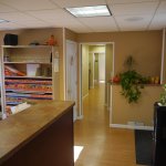 Office tour hallway